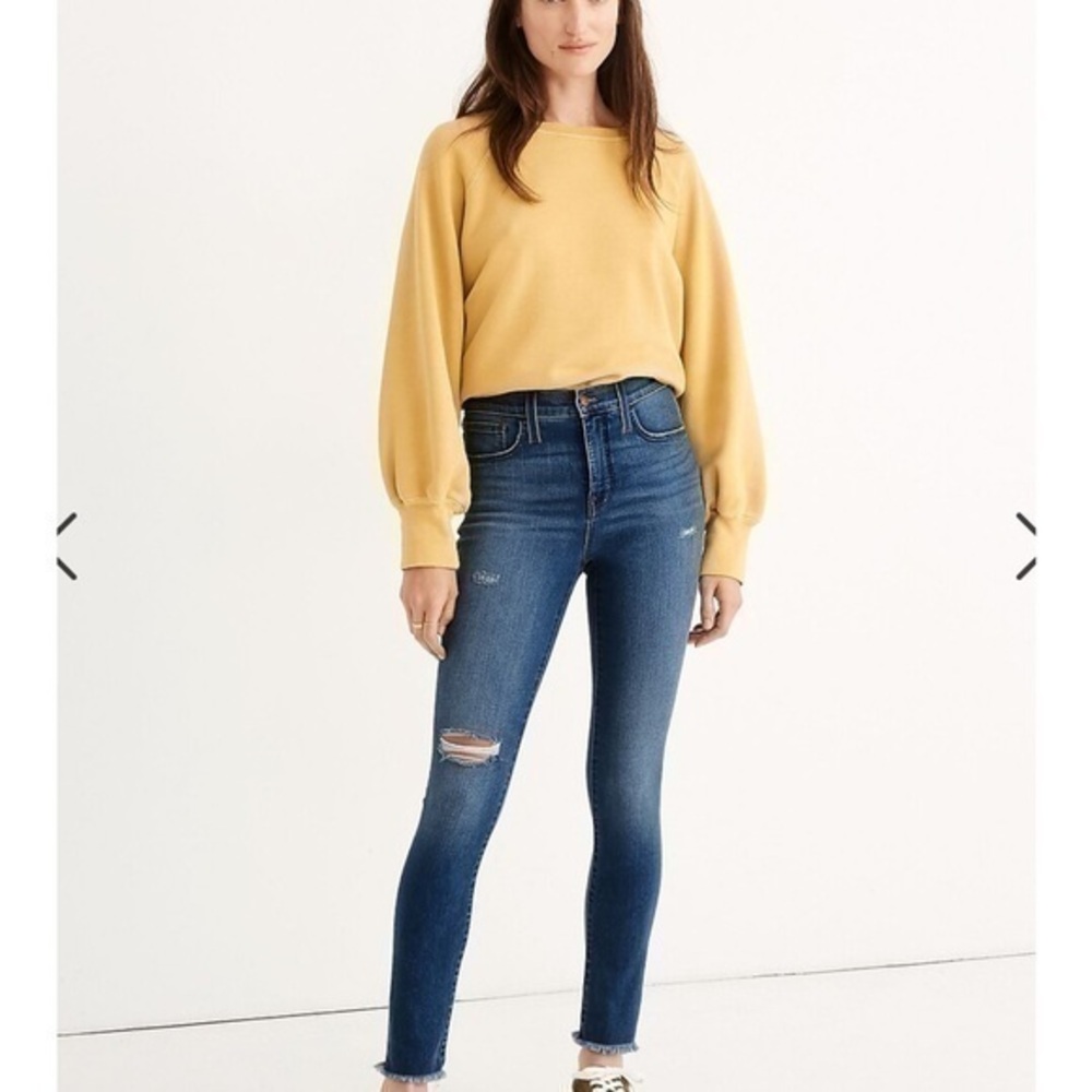 Madewell Roadtripper jeans fluffy hem edition SIZE P26